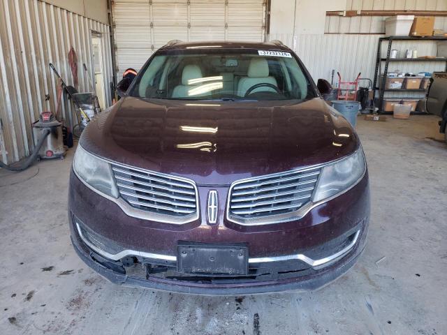 2LMPJ6KR5JBL42926 - 2018 LINCOLN MKX SELECT BURGUNDY photo 5