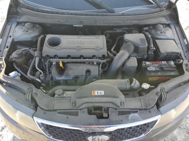 KNAFU4A26D5695208 - 2013 KIA FORTE EX GRAY photo 11