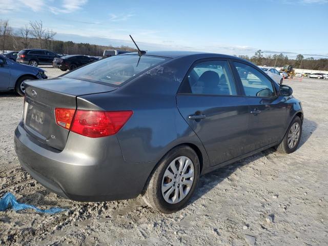 KNAFU4A26D5695208 - 2013 KIA FORTE EX GRAY photo 3