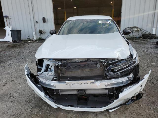 1HGCV1F38NA075893 - 2022 HONDA ACCORD SPORT WHITE photo 5