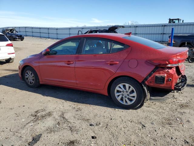 5NPD74LF7HH149332 - 2017 HYUNDAI ELANTRA SE RED photo 2