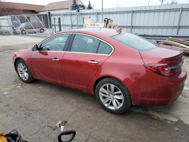 2G4GN5EX2E9325177 - 2014 BUICK REGAL PREMIUM RED photo 2