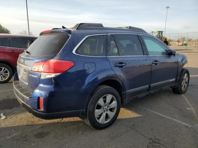 4S4BRCKC6B3441152 - 2011 SUBARU OUTBACK 2.5I LIMITED BLUE photo 3