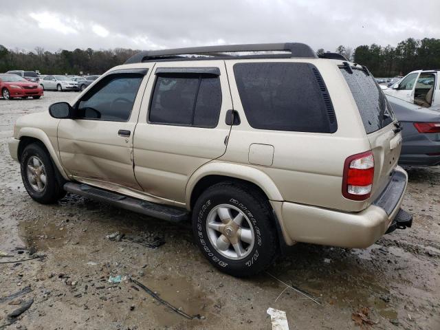 JN8DR09X72W667630 - 2002 NISSAN PATHFINDER LE GOLD photo 2