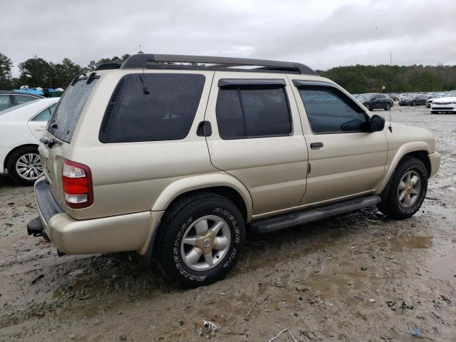 JN8DR09X72W667630 - 2002 NISSAN PATHFINDER LE GOLD photo 3