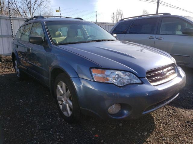 4S4BP61C067314212 - 2006 SUBARU LEGACY OUTBACK 2.5I BLUE photo 4