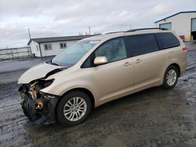 5TDYK3DC0ES461982 - 2014 TOYOTA SIENNA XLE TAN photo 1