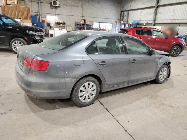 3VW1K7AJ5DM271439 - 2013 VOLKSWAGEN JETTA BASE GRAY photo 3