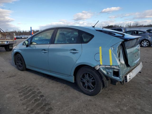 JTDKN3DU9E1806753 - 2014 TOYOTA PRIUS BLUE photo 2