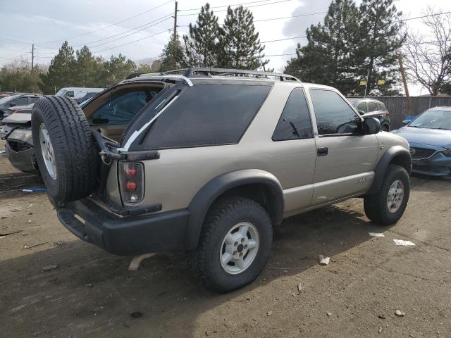 1GNCT18W9YK153292 - 2000 CHEVROLET BLAZER SILVER photo 3