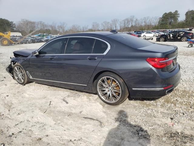 WBA7E2C52HG740331 - 2017 BMW 740 I GRAY photo 2