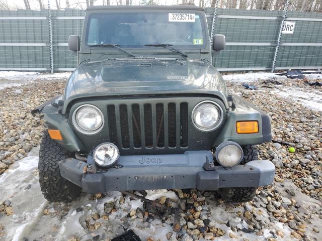 1J4FA39S15P319204 - 2005 JEEP WRANGLER X GREEN photo 5