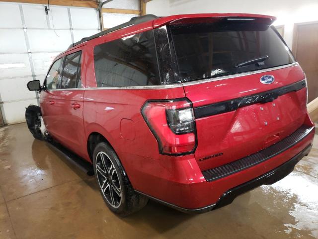 1FMJK2AT2MEA87746 - 2021 FORD EXPEDITION MAX LIMITED RED photo 2