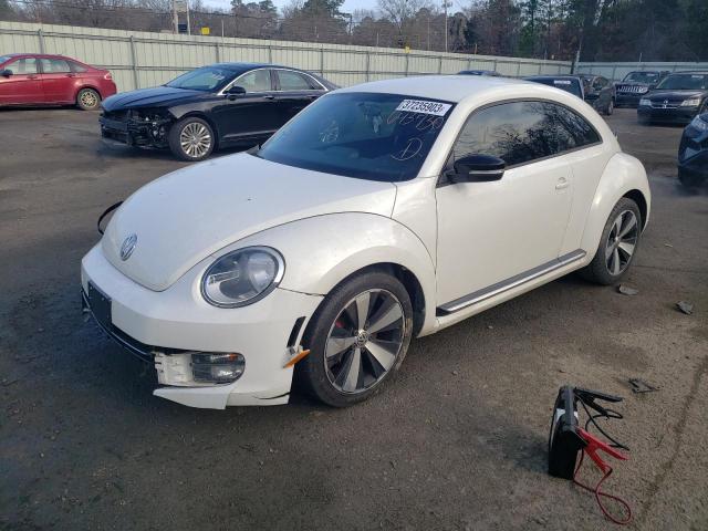 3VW467AT6CM643730 - 2012 VOLKSWAGEN BEETLE TURBO WHITE photo 1