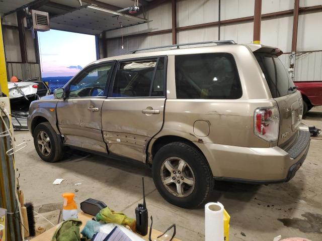 2HKYF18416H557641 - 2006 HONDA PILOT EX BEIGE photo 2