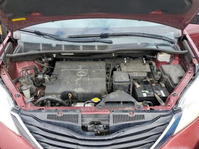 5TDKK3DC5ES446206 - 2014 TOYOTA SIENNA LE BURGUNDY photo 12