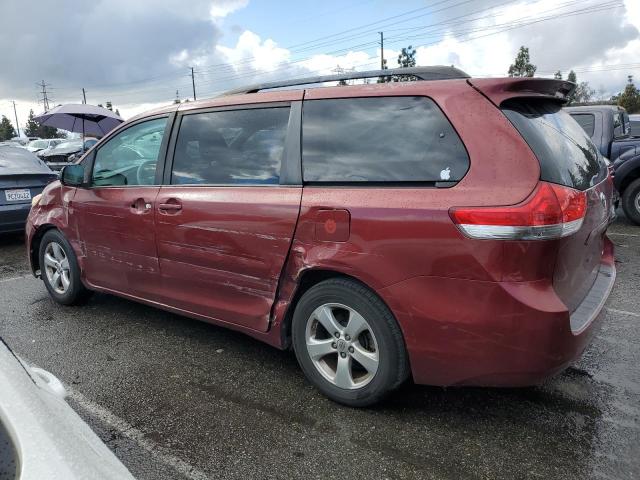 5TDKK3DC5ES446206 - 2014 TOYOTA SIENNA LE BURGUNDY photo 2