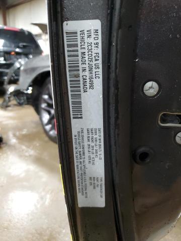 2C3CDZFJ0NH164992 - 2022 DODGE CHALLENGER R/T SCAT PACK GRAY photo 12