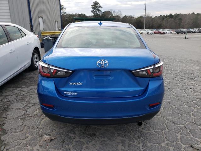 3MYDLBYV0LY700083 - 2020 TOYOTA YARIS L BLUE photo 6