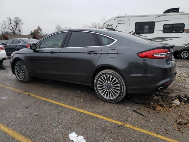 3FA6P0T9XHR256356 - 2017 FORD FUSION SE GRAY photo 2