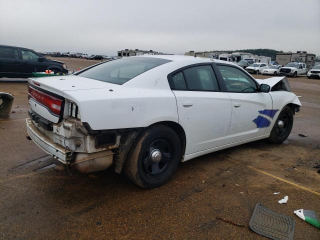 2C3CDXAT1EH190921 - 2014 DODGE CHARGER POLICE WHITE photo 3