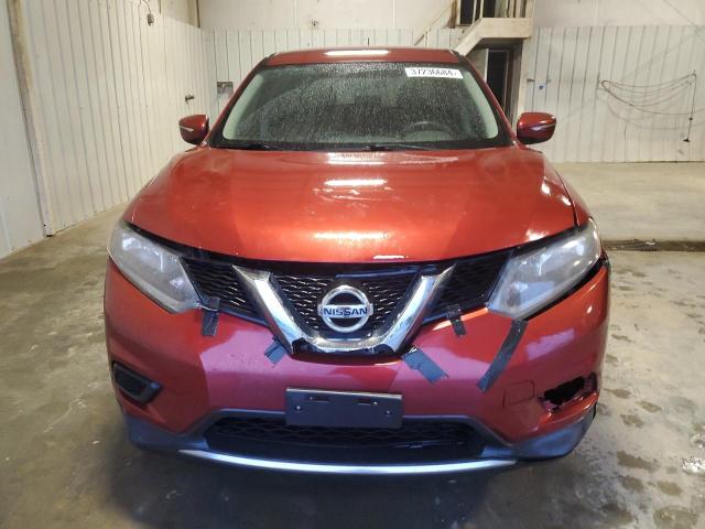 KNMAT2MT1FP581875 - 2015 NISSAN ROGUE S RED photo 5