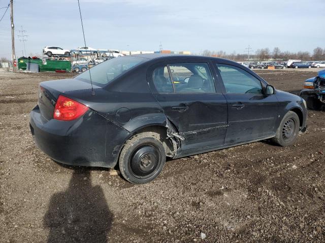 1G1AT58H597247367 - 2009 CHEVROLET COBALT LT BLACK photo 3