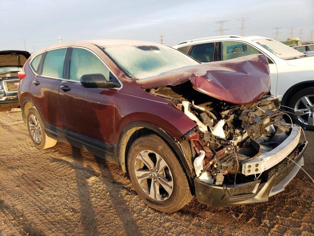 2HKRW6H3XJH225022 - 2018 HONDA CR-V LX BURGUNDY photo 4