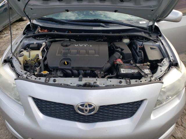 2T1BU4EE7AC271914 - 2010 TOYOTA COROLLA BASE SILVER photo 11