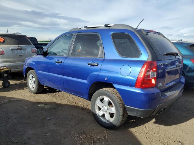 KNDKGCA31A7712931 - 2010 KIA SPORTAGE LX BLUE photo 2