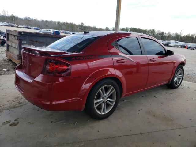 1C3CDZAB9EN188053 - 2014 DODGE AVENGER SE RED photo 3