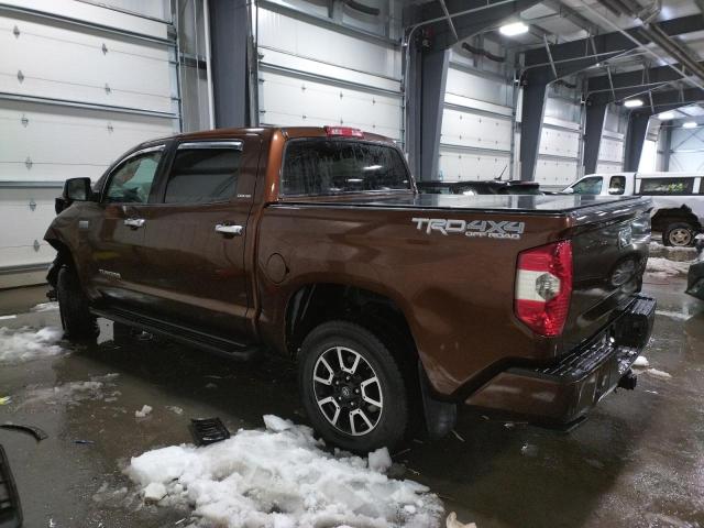 5TFHW5F1XEX411483 - 2014 TOYOTA TUNDRA CREWMAX LIMITED BROWN photo 2