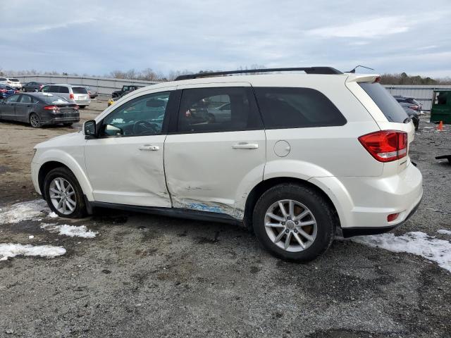 3C4PDCBB3DT653272 - 2013 DODGE JOURNEY SXT WHITE photo 2