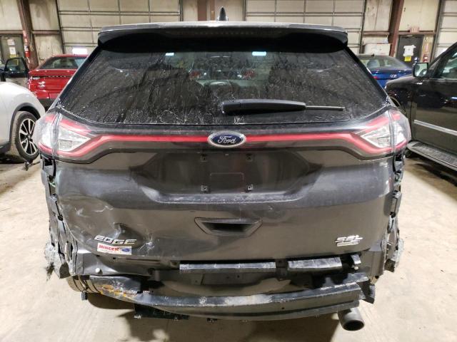 2FMTK4J90FBB85147 - 2015 FORD EDGE SEL GRAY photo 6