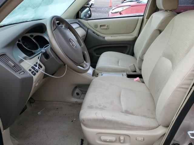 JTEGD21A370165973 - 2007 TOYOTA HIGHLANDER BEIGE photo 7