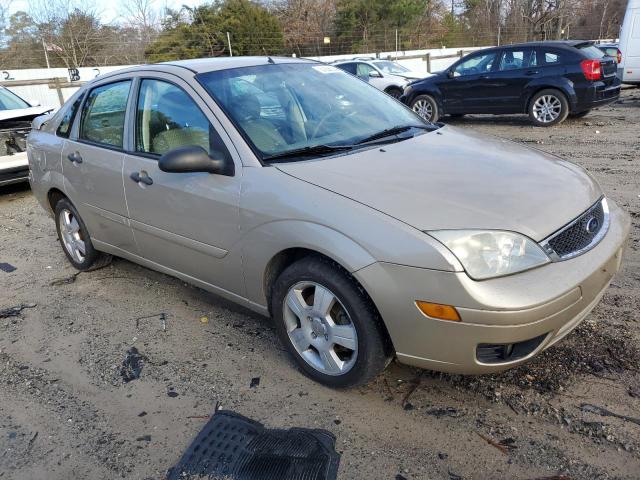 1FAHP34N07W187162 - 2007 FORD FOCUS ZX4 BEIGE photo 4