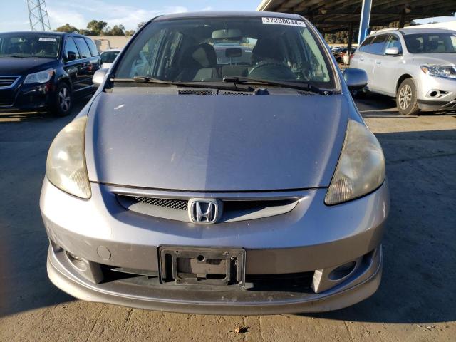 JHMGD38608S049999 - 2008 HONDA FIT SPORT SILVER photo 5