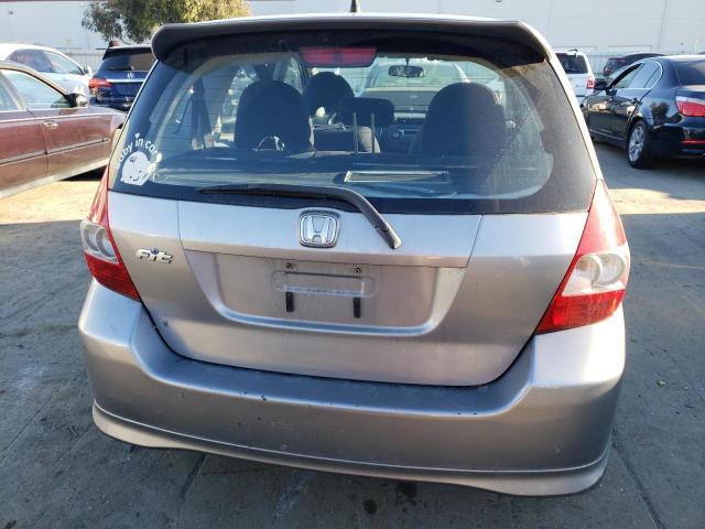 JHMGD38608S049999 - 2008 HONDA FIT SPORT SILVER photo 6