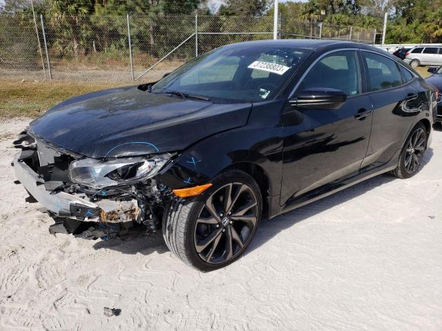 2HGFC2F83KH514659 - 2019 HONDA CIVIC SPORT 黑色 照片 1