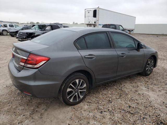 2HGFB2F92DH567383 - 2013 HONDA CIVIC EXL GRAY photo 3