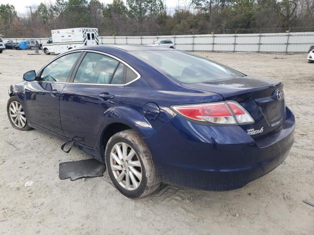 1YVHZ8CH6B5M07586 - 2011 MAZDA 6 I BLUE photo 2