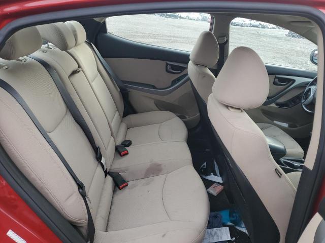 KMHDH4AE2GU601050 - 2016 HYUNDAI ELANTRA SE RED photo 10