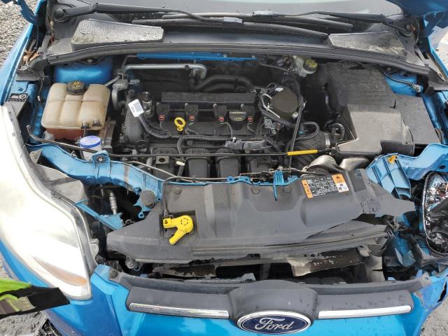 1FADP3F26EL375376 - 2014 FORD FOCUS SE BLUE photo 11