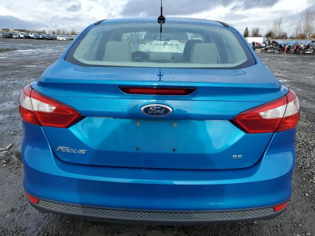 1FADP3F26EL375376 - 2014 FORD FOCUS SE BLUE photo 6