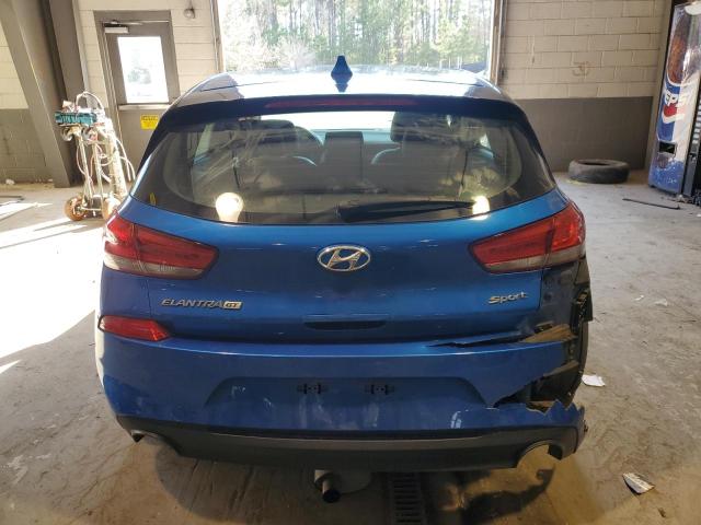 KMHH55LC9JU036850 - 2018 HYUNDAI ELANTRA GT SPORT BLUE photo 6