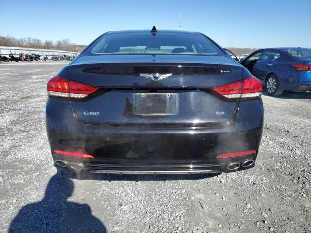 KMHGN4JF1JU262593 - 2018 GENESIS G80 ULTIMATE BLACK photo 6