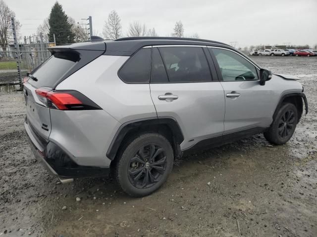 4T3E6RFV4NU081325 - 2022 TOYOTA RAV4 XSE SILVER photo 3