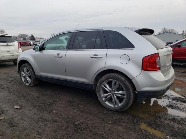 2FMDK4KC0EBA99737 - 2014 FORD EDGE LIMITED SILVER photo 2