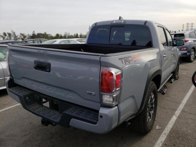 3TMCZ5AN3MM408750 - 2021 TOYOTA TACOMA DOUBLE CAB 灰色 照片 3