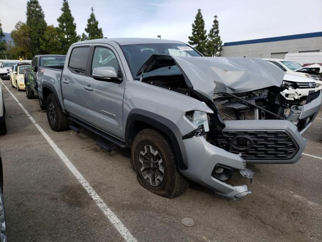 3TMCZ5AN3MM408750 - 2021 TOYOTA TACOMA DOUBLE CAB 灰色 照片 4